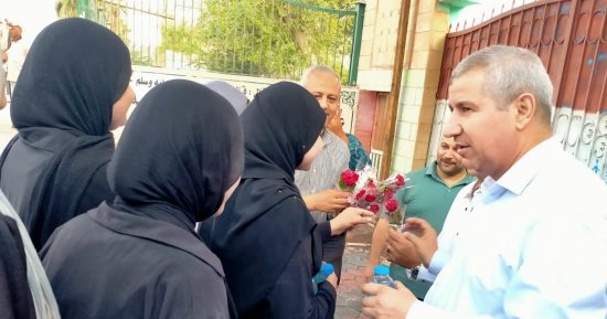 حداد داخل لجنة الثانوية العامة بفاقوس بعد وفاة الطالبة جنة هاني