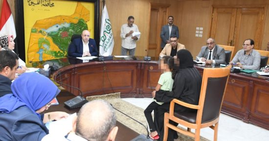 محافظ الفيوم يوجه بتوفير فرصتي عمل لشاب وفتاة من ذوى الهمم بالقطاع الخاص