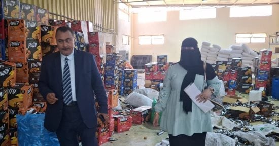ضبط مخبزًا استولى على 2.25 طن دقيق مدعم والتحفظ على 180 ألف قطعة كيك فاسدة بالإسماعيلية