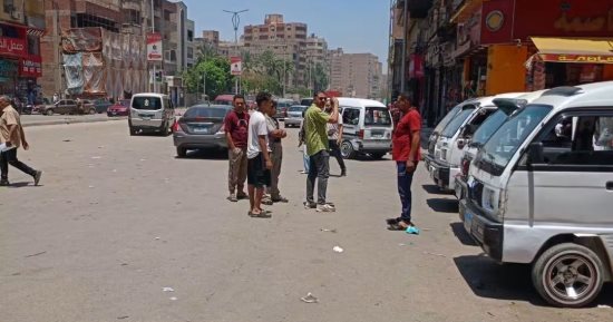 محافظة الجيزة تنفذ حملة لفض الموقف العشوائى للتوك توك بمنطقة المجزر الآلى