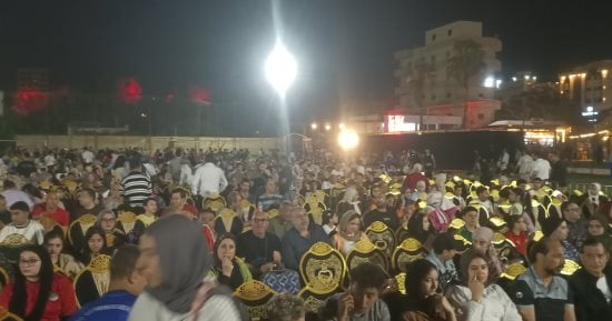 نادى جمهورية شبين الكوم كامل العدد لمشاهدة مباراة مصر واستراليا فى كأس العالم