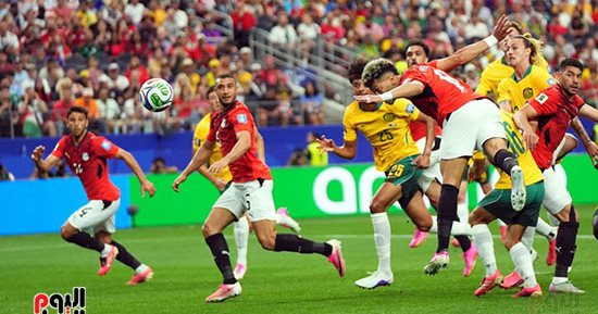 نهاية الشوط الأول.. منتخب مصر يتقدم على أستراليا 1-0.. فيديو وصور 