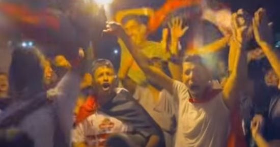 فرحة عارمة فى غزة بهدف إمام عاشور فى شباك أستراليا (فيديو)