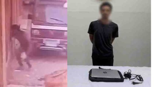 ضبط جامع قمامة سرق لاب توب من أحد الأشخاص في بني سويف