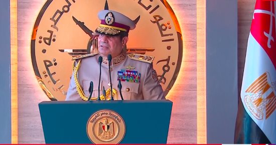 الرئيس السيسي: حدود مصر خط أحمر تحميه إرادة شعبها