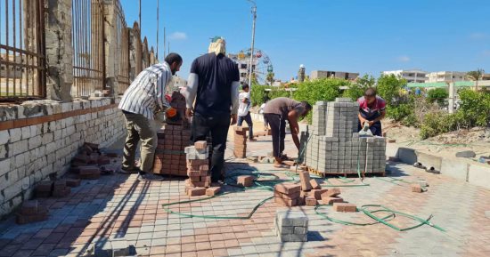 إنشاء مشايات جديدة بمصيف بلطيم ضمن خطة المحافظة لتطوير المصيف