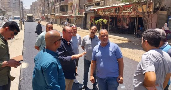 حملات مكثفة فى بولاق الدكرور لرفع كفاءة الطرق وتحسين النظافة.. صور