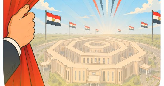 كاريكاتير اليوم السابع: افتتاح مقر القيادة الاستراتيجية رسالة قوة