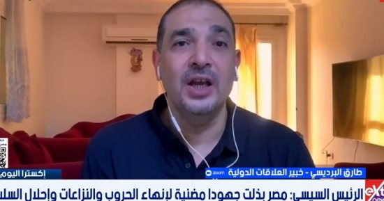 خبير: مصر قوة داعمة للسلام العادل ومرجعية للاستقرار الإقليمي