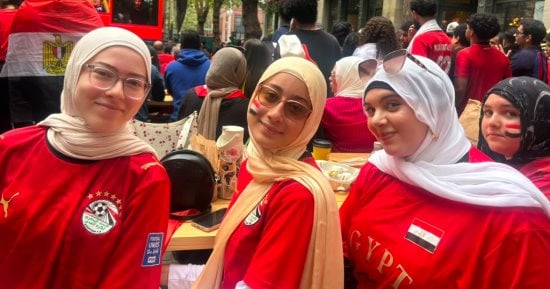 احتفالات الجالية المصرية في سياتل بتأهل مصر لثمن نهائي كأس العالم.. فيديو 