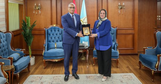 محافظ كفر الشيخ يكرم رئيس مركز ومدينة بيلا لبلوغها السن القانونية للمعاش