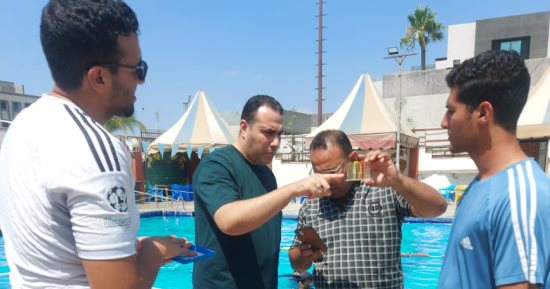 لجنة عوامل الأمن والسلامة تتابع التزام نادى كفر الشيخ بتطبيق الكود المصري