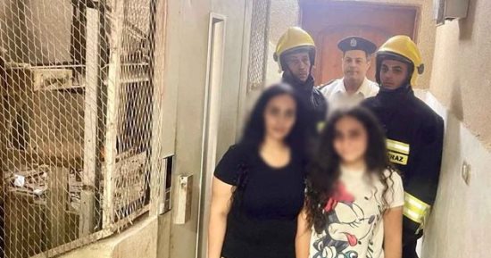 الداخلية تنقذ سيدة وابنتها عالقين بمصعد فى الفيوم