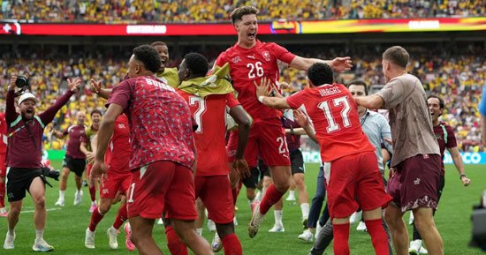 سويسرا تُقصي كولومبيا بركلات الترجيح وتحجز مقعدها في ربع نهائي كأس العالم