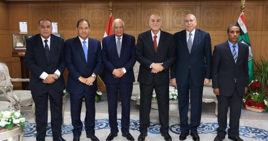 رئيس هيئة قضايا الدولة يستقبل الدكتور على عبد العال واللواء أحمد ضيف