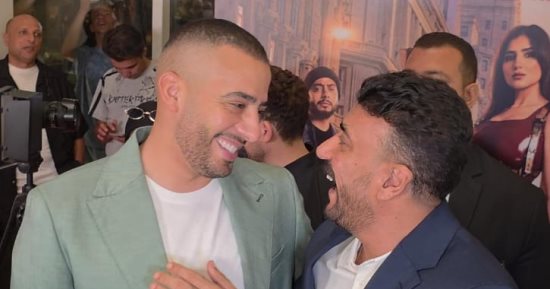 أحمد العوضى وعصام السقا وأبطال فيلم شمشمون ودليلة يحتفلون بالعرض الخاص