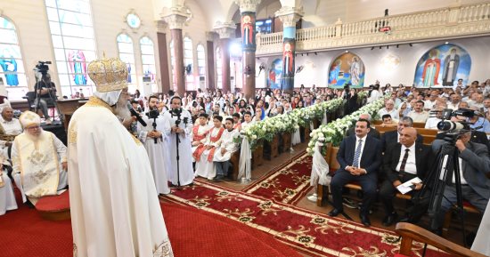 البابا تواضروس الثانى يدشن كنيسة «الأنبا شنودة» بالقبارى بالإسكندرية