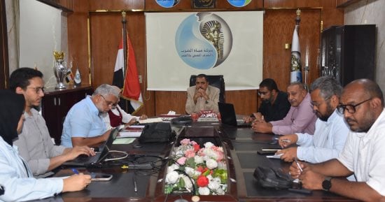 مياه الأقصر تعقد لقاء لمتابعة مشروع الصرف الصحى المتكامل بقرى إسنا والطود