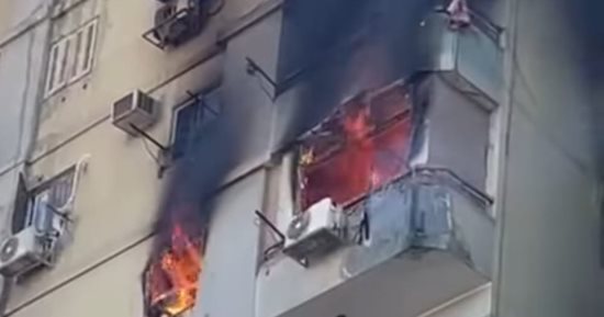 المعاينة: مصرع 5 أشخاص وإصابة طفلة بسبب نشوب حريق إثر تسرب غاز بالعمرانية