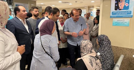 نائب وزير الصحة يتفقد المنشآت الطبية بالإسماعيلية ويشدد على رفع جودة الخدمات
