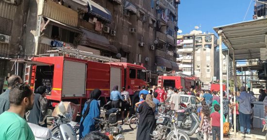 حالتا اختناق في حريق وحدة سكنية بـ ضواحي بورسعيد