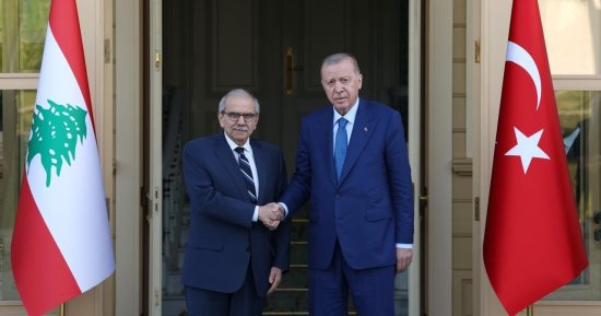 نواف سلام وأردوغان يؤكدان إحياء اتفاقية التبادل التجاري الحر بين لبنان وتركيا