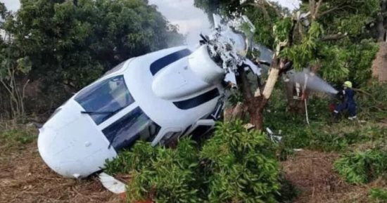 نجاة نائبة رئيس زامبيا فى سقوط مروحية شمال شرق البلاد