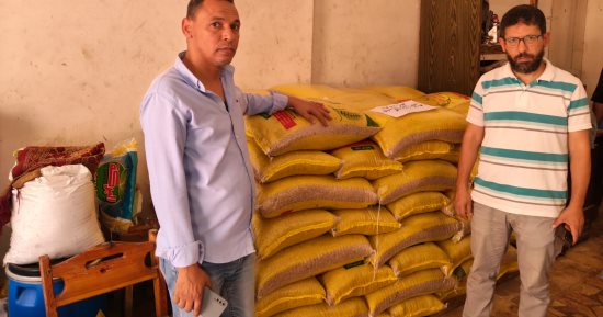 ضبط أكثر من 2 طن قمح محلى محظور تداوله بأحد مخازن الأعلاف بالإسكندرية