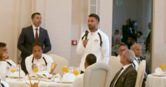 تريزيجيه لـ الرئيس السيسى: لم نبخل بأى نقطة عرق ببطولة كأس العالم