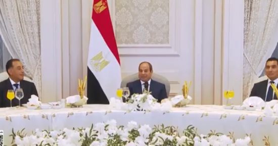 الرئيس السيسى يرحب بالمنتخب: بنعبر عن تقديرنا واحترامنا وفخرنا بيكم