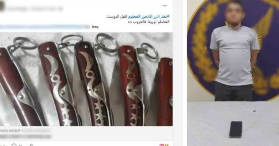 الداخلية تضبط المتهم بترويج السلاح أون لاين في القليوبية