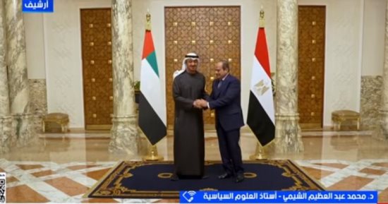 خبير: القمة المصرية الإماراتية صمام أمان للأمن الإقليمي