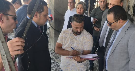 النيابة الإدارية تحقق في حريق عقار مكوَّن من 14 طابقًا بسوهاج 