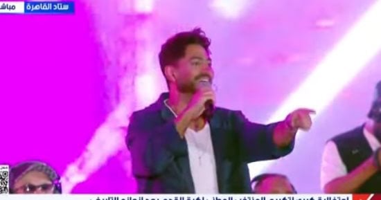 تامر حسنى من ستاد القاهرة: أنا بعتبر الماتش الأخير إننا كسبنا واللى جاى أحلى