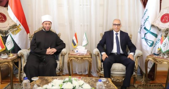 رئيس مجلس الدولة يستقبل وزير الأوقاف لتلقي التهنئة بمناسبة توليه المنصب