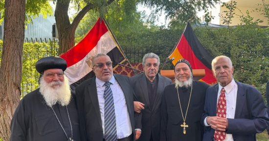 الكنيسة القبطية تشارك فى احتفال السفارة المصرية ببرلين بذكرى ثورة 23 يوليو