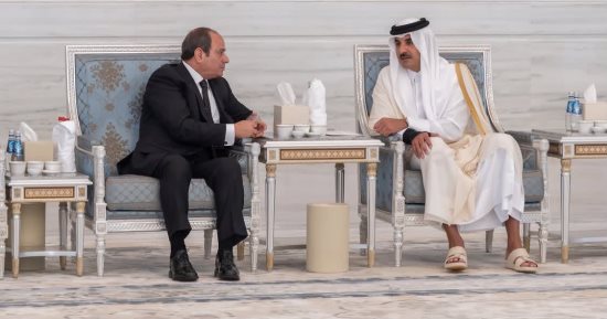 الرئيس السيسى: الشيخ حمد بن خليفة قدم عطاء ممتدا لتحقيق النهضة بدولة قطر