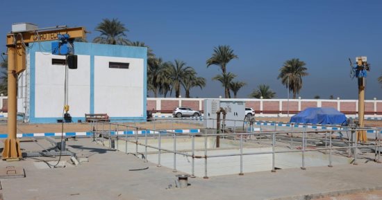 حياة كريمة بالمنيا.. إنشاء محطة معالجة صرف صحى دلجا بدير مواس (صور)