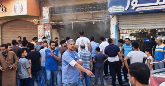 السيطرة على حريق فى محل لبيع الدواجن بالمحلة