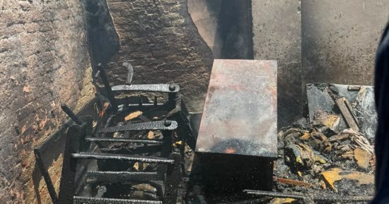 إخماد حريق محدود داخل كلية التربية بعين شمس