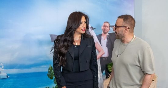 ياسمين عبد العزيز وأحمد السقا يحتفلان بعرض خاص فيلم خلى بالك من نفسك اليوم