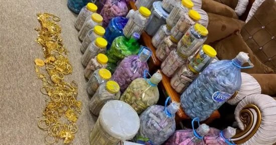 العثور على 60 كيلو ذهب مدفونة فى جراج منزل أحد أقارب مسئول عراقى سابق