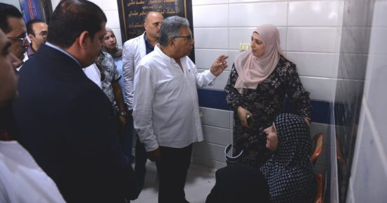 محافظ الدقهلية يفتتح وحدة الغسيل الكلوى الجديدة بمستشفى شربين المركزى