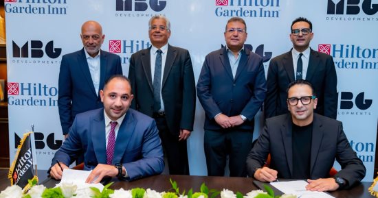 MBG DEVELOPMENTS توقع شراكة مع «هيلتون العالمية» لافتتاح فندق Hilton Garden Inn بـDoray Bay رأس البر