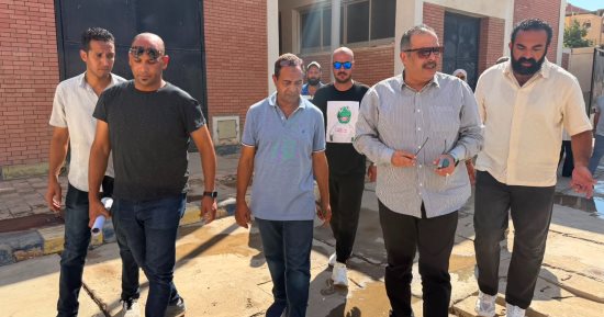 رئيس «مياه القناة» يتفقد محطة رفع صرف صحي فايد (2) لمتابعة استقرار التشغيل