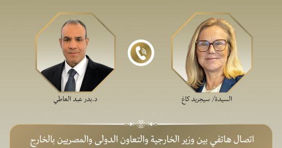 وزير الخارجية يبحث مع عضو المجلس التنفيذي لغزة التطورات بالأراضي الفلسطينية