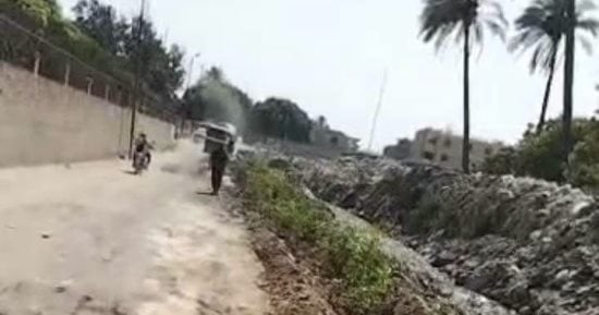 خلال حملة بأبو النمرس.. رفع 260 طن مخلفات وزراعة 220 شجرة بمدخل زاوية أبو مسلم