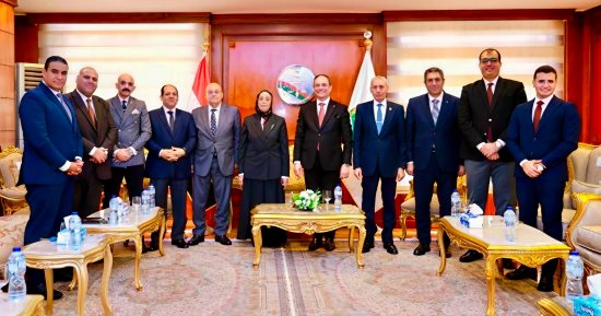 رئيسة هيئة النيابة الإدارية تستقبل وفد نادى قضاة مصر للتهنئة بتوليها منصبها