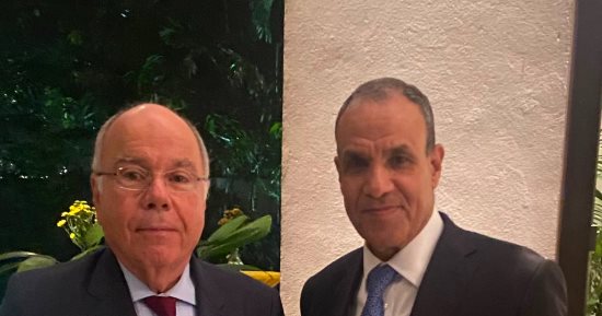 وزير الخارجية يبحث مع نظيره البرازيلى تعزيز التعاون مع دول أمريكا اللاتينية
