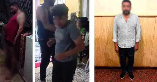 ضبط أب مخمور لتعديه على طفليه بالضرب بعد تصوير زوجته فيديو بالإسكندرية